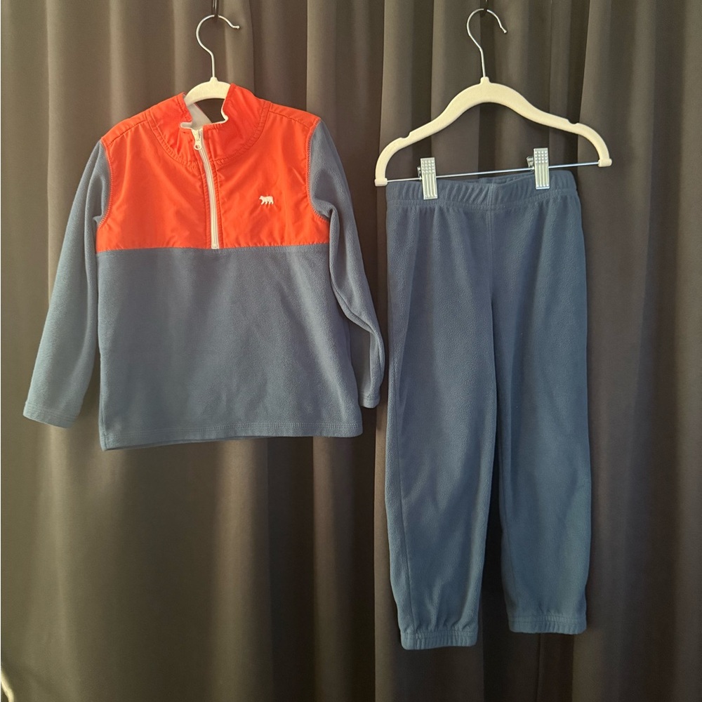 Carter's Orange and Blue Kids Matching Set